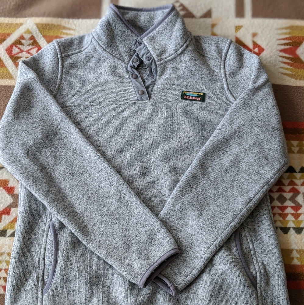LL Bean Sweater Fleece Size M